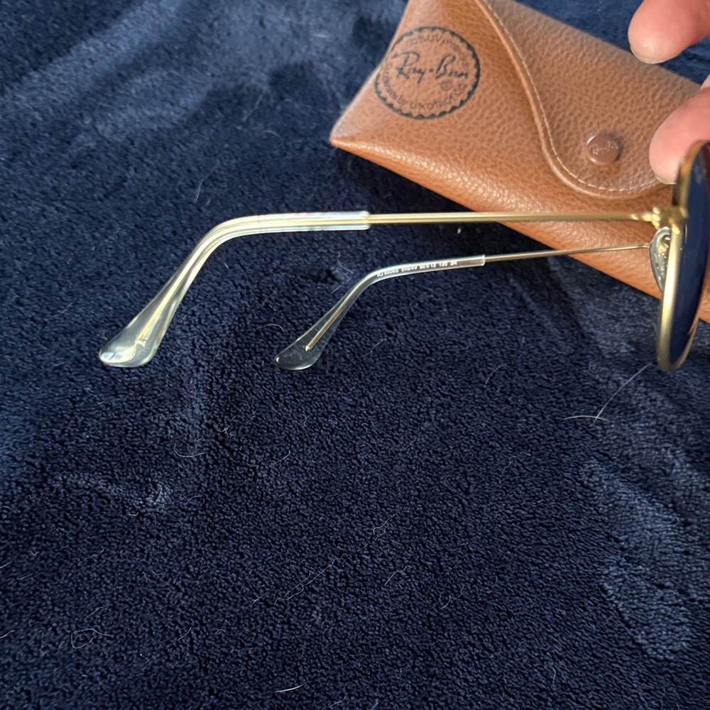 Ray-Ban Jr. Gold Frame Aviator Sunglasses - Picture 5 of 8